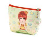 Mały portfelik - etui dziewczynka w spódniczce
