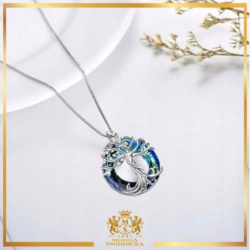 Naszyjnik Srebrny Srebro 925 Łańcuszek z Zawieszką Na Prezent Dla Kobiety na Arena.pl