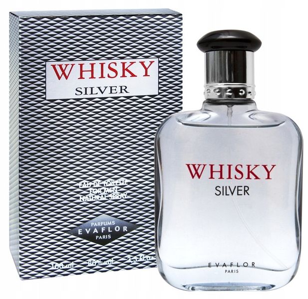 WHISKY EDT MEN SILVER 100ML zdjęcie 1