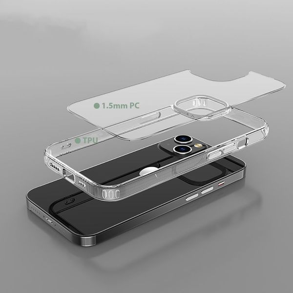 tech-protect flexair hybrid iphone 14 clear zdjęcie 4