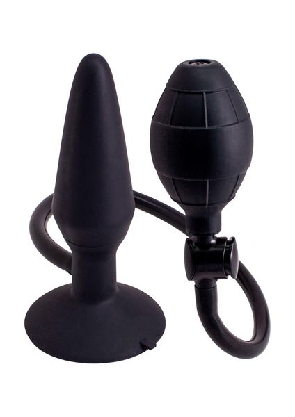 Inflatable Butt Plug M Black zdjęcie 1