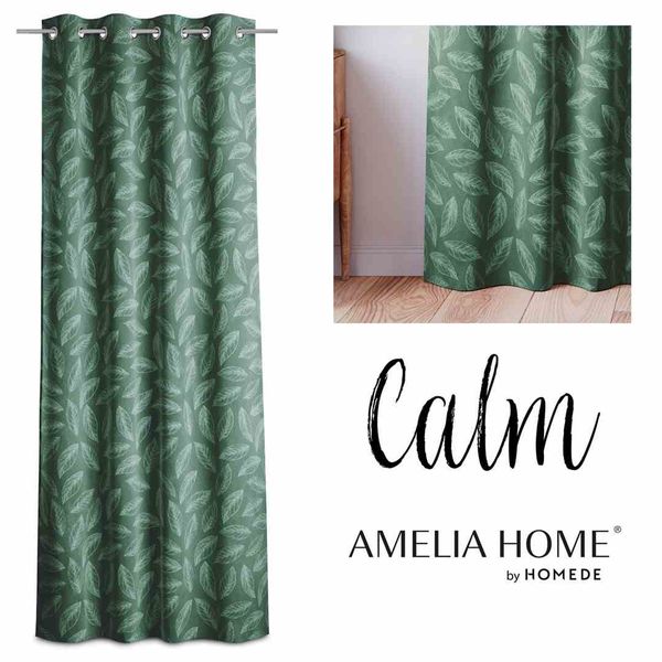 CURT/AH/VELVET/CALM/BOTTLEGREEN/140X250 zdjęcie 4