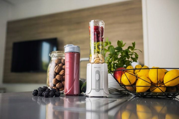 Blender kielichowy Smoothie Koktajl Shaker Na siłownię + 2 butelki zdjęcie 3