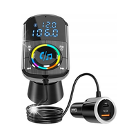 Transmiter Bluetooth FM Navitel BHF08 Pro zestaw głośnomówiący USB-A USB-C