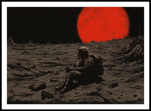 Plakat 84x59,5cm Samotność w Kosmosie na Arena.pl
