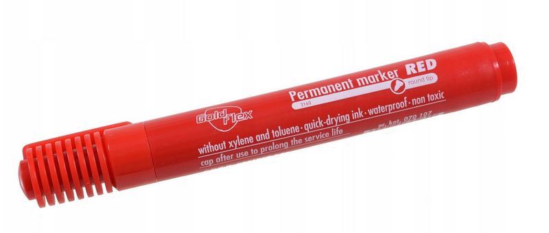 Marker budowlany czerwony okrągły 070107 MARN zdjęcie 1