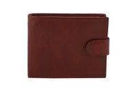Brązowy portfel męski skórzany