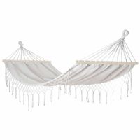 Hamak ogrodowy BOHO MILOS 2 200x100 cm ecru wytrzymały