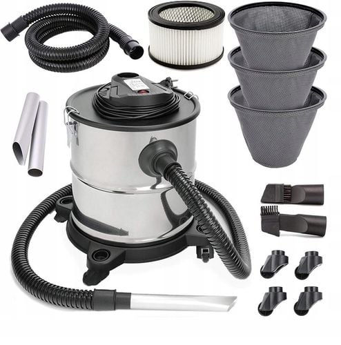 ODKURZACZ DO POPIOŁU KOMINKA PIECA GRILLA GRUZU SEPARATOR KOMINKOWY na Arena.pl