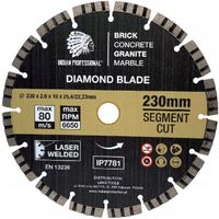 TARCZA DIAMENTOWA 230mm SEGMENT TURBO CUT INDIAN PROFESSIONAL
