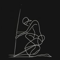 Plakat 90x90cm Linia