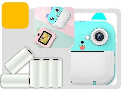 MINI DRUKARKA DRUKUŚ 2.0 APARAT NATYCHMIASTOWY TERMICZNA ZDJĘCIA + 13 ROLEK na Arena.pl