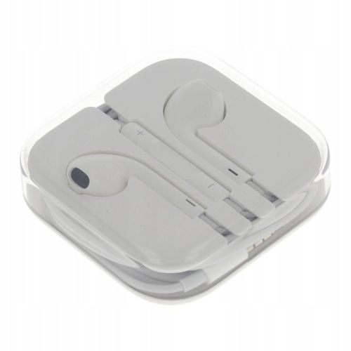 Słuchawki Apple iPhone EarPods Jack 3.5mm (MD827ZM/A) ORYGINALNE na Arena.pl