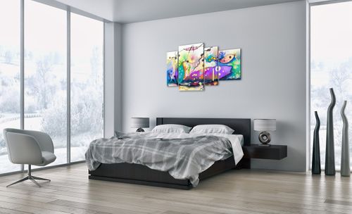 Obraz Na Płótnie - Ryby Pastele  - 120X70 Cm - Dl120X70-4096 na Arena.pl