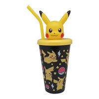 Bidon Pokemon Pikachu 450 ml z Rurką DO Szkoły i na Wycieczkę