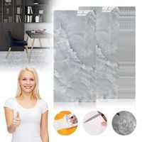 PŁYTKI SAMOPRZYLEPNE PANEL SAMOPRZYLEPNY PCV MARMUR SZARY KAMIEŃ 60 x 30