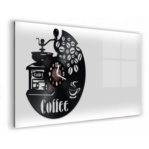 Zegar Ścienny z płyty winylowej na lustrze JEDZENIE  19 wzorów 59x29cm na Arena.pl