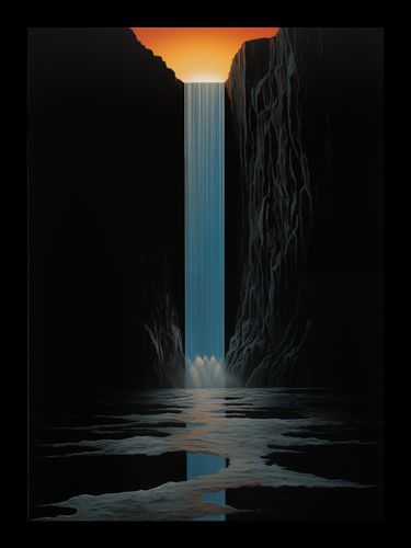 Plakat 13x18cm Wodospad Światła na Arena.pl
