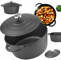 Garnek żeliwny ciężki żeliwo 24cm 4.0L ROSSNER KL1400