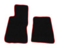 Dywaniki welurowe CARLUX-RED do Smart Roadster 2002-2005, czarne