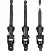 ZESTAW ADAPTERÓW Z PRZEGUBEM 1/4'' 125MM YATO