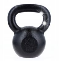 KETTLEBELL ODWAŻNIK DO ĆWICZEŃ KETTLE HANTLA HANTEL ŻELIWNY FITNESS 20KG