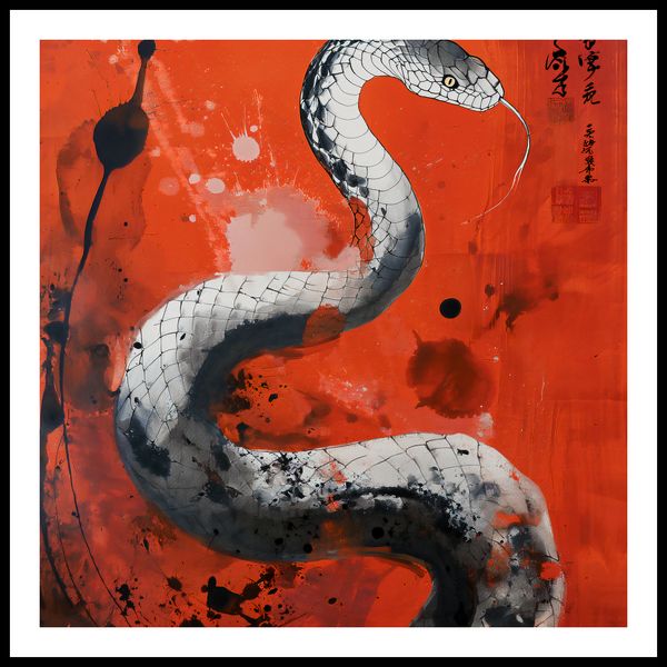 Plakat 60x60cm Smoczy Oddech Węża zdjęcie 3