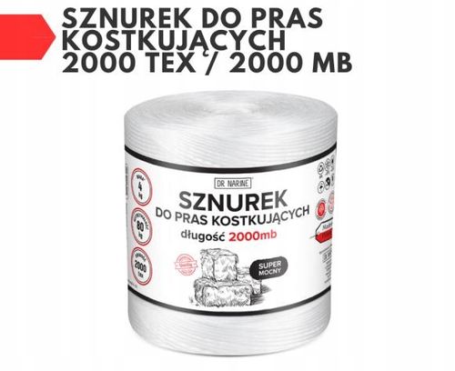 Sznurek do pras kostkujących 2000 tex / 2000 mb na Arena.pl