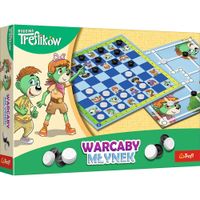 gra warcaby i młynek rodzina treflików 02658