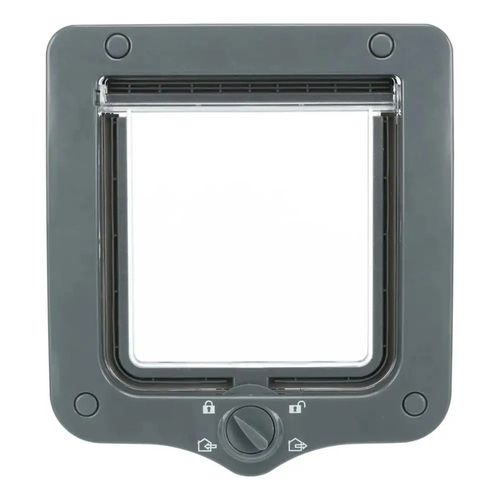 Trixie Dwustronne drzwiczki kota wahadłowe szare na Arena.pl