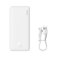 powerbank baseus airpow 10000mah 20w (biały)