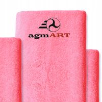 Ręcznik z logo hotelu firmy personalizowany HAFTOWANE 140x70 cm