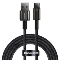 mocny przewód kabel tungsten gold usb - usb-c 480mb/s 100w 2m czarny