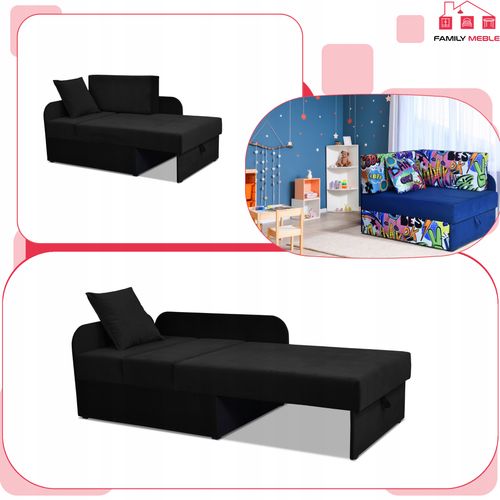 Narożnik dziecięcy Denis rozkładany pojemnik łóżko dla dzieci materac kubuś na Arena.pl