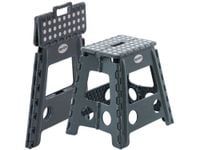 Taboret stołek składany antypoślizgowy krzesło podest 150kg 40cm szary