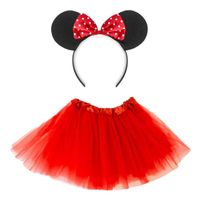 Akcesoria do przebrania ze spódniczką Myszka Minnie