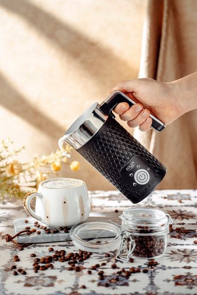 SPIENIACZ ELEKTRYCZNY DO MLEKA PODGRZEWACZ 2w1 Cappuccino Latte 4 Funkcje zdjęcie 5