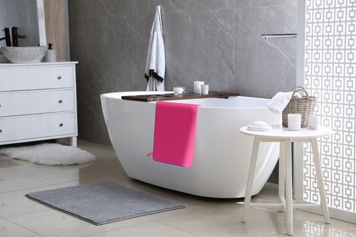 RĘCZNIK Z MIKROFIBRY 80x150 cm różowy NEW na Arena.pl