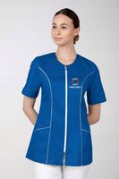 Fartuch medyczny damski na suwak HAFT z TWOIM LOGO NAPISEM