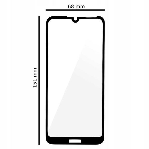 Spacecase Glass 5D Huawei Honor 8A zdjęcie 3