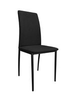 Krzesło tapicerowane ALAN stelaż czarny Sawana 14