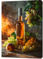 Obraz 70x100cm Bursztynowe Wino
