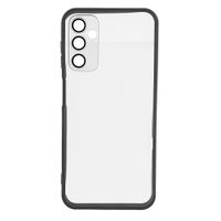 etui do samsung galaxy a14 5g w393 bezbarwny z czarnym