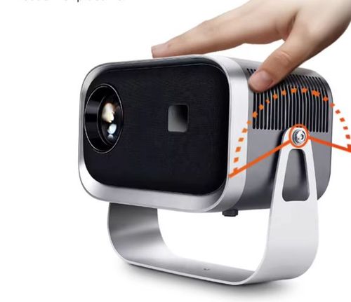 PROJEKTOR PRZENOŚNY RZUTNIK WIFI FULL HD 6000 LM ANDROID TV OBROTOWY na Arena.pl