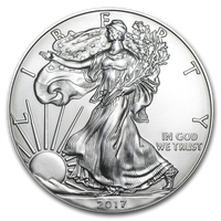 Amerykański Orzeł 1 uncja Srebra 2017