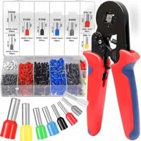 ZACISKARKA DO TULEJEK PRZEWODÓW KABLI PRASKA KONEKTORÓW 1800 SZT