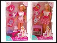 SIMBA ZA0422 LALKA STEFFI + ZWIERZĄTKA + akcesoria