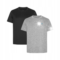 Sporotwy T-shirt DANISH ENDURANCE Męska Koszulka na Siłownię 2-pak L