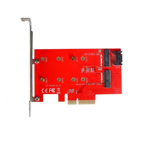 Adapter PCI-E SATA 2x M.2 Card PCI-E/SATA na Arena.pl