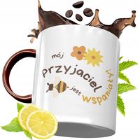 Kubek Bordowy Dla Przyjaciela Na Urodziny Prezent Z Nadrukiem Ze Zdjęciem